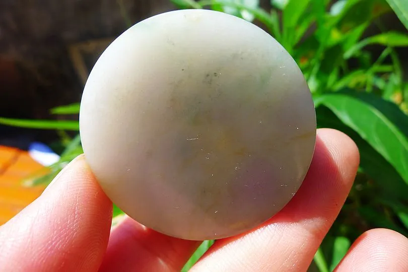 Natural Jade Rough Jadeite Raw (70g,4.1X4.4X1.55cm)