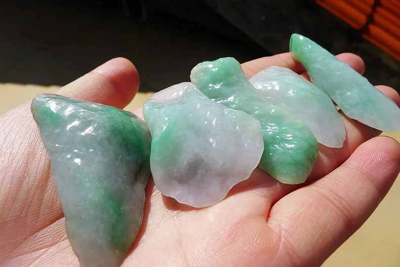 Natural Jade Rough Jadeite Raw S-67g