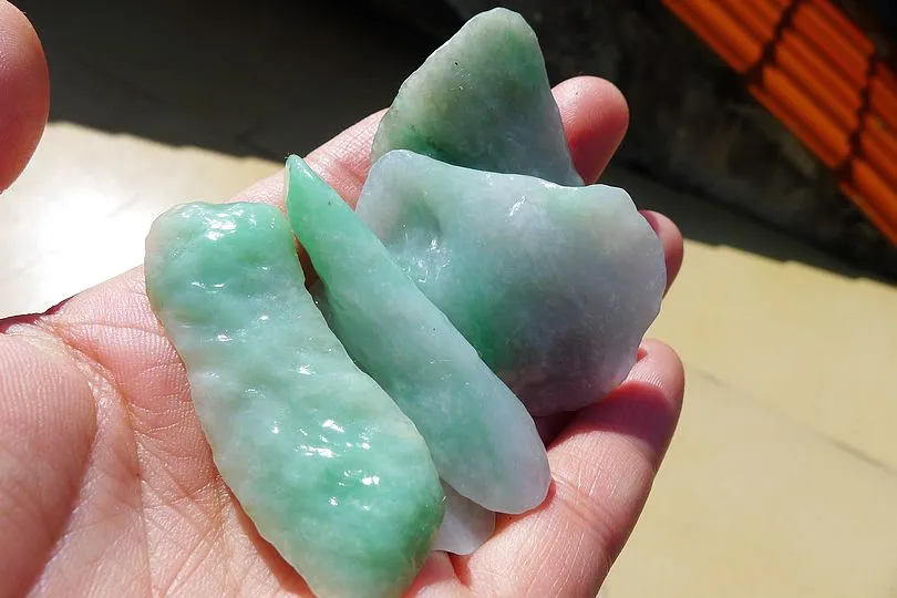 Natural Jade Rough Jadeite Raw S-67g