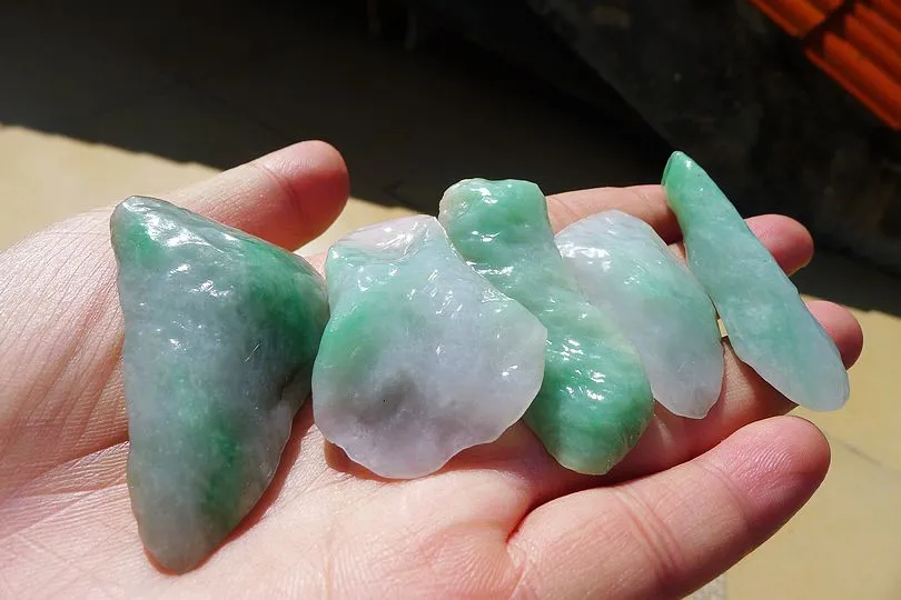 Natural Jade Rough Jadeite Raw S-67g