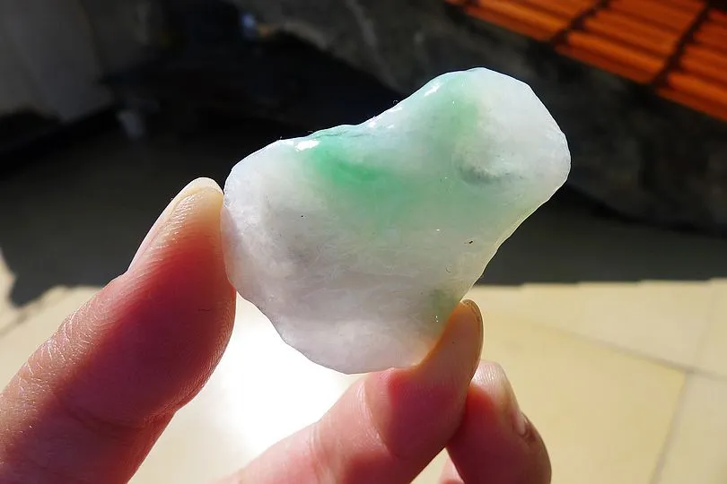 Natural Jade Rough Jadeite Raw S-67g