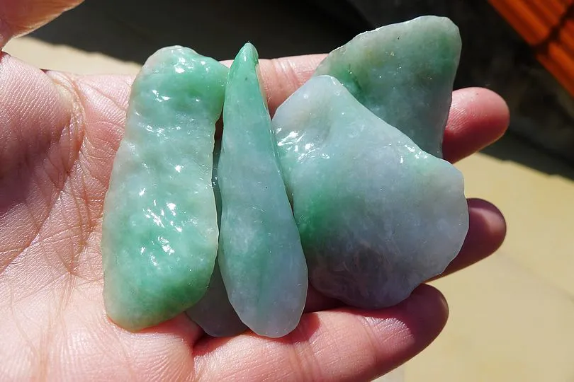 Natural Jade Rough Jadeite Raw S-67g