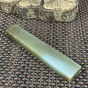 Natural Kunlun Jade Rough Nephrite Raw (70g,11.2X1.9X1.1cm)