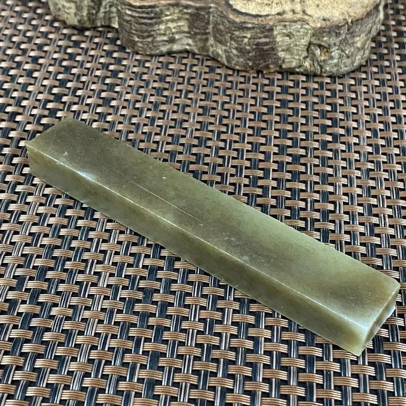 Natural Kunlun Jade Rough Nephrite Raw (70g,11.2X1.9X1.1cm)