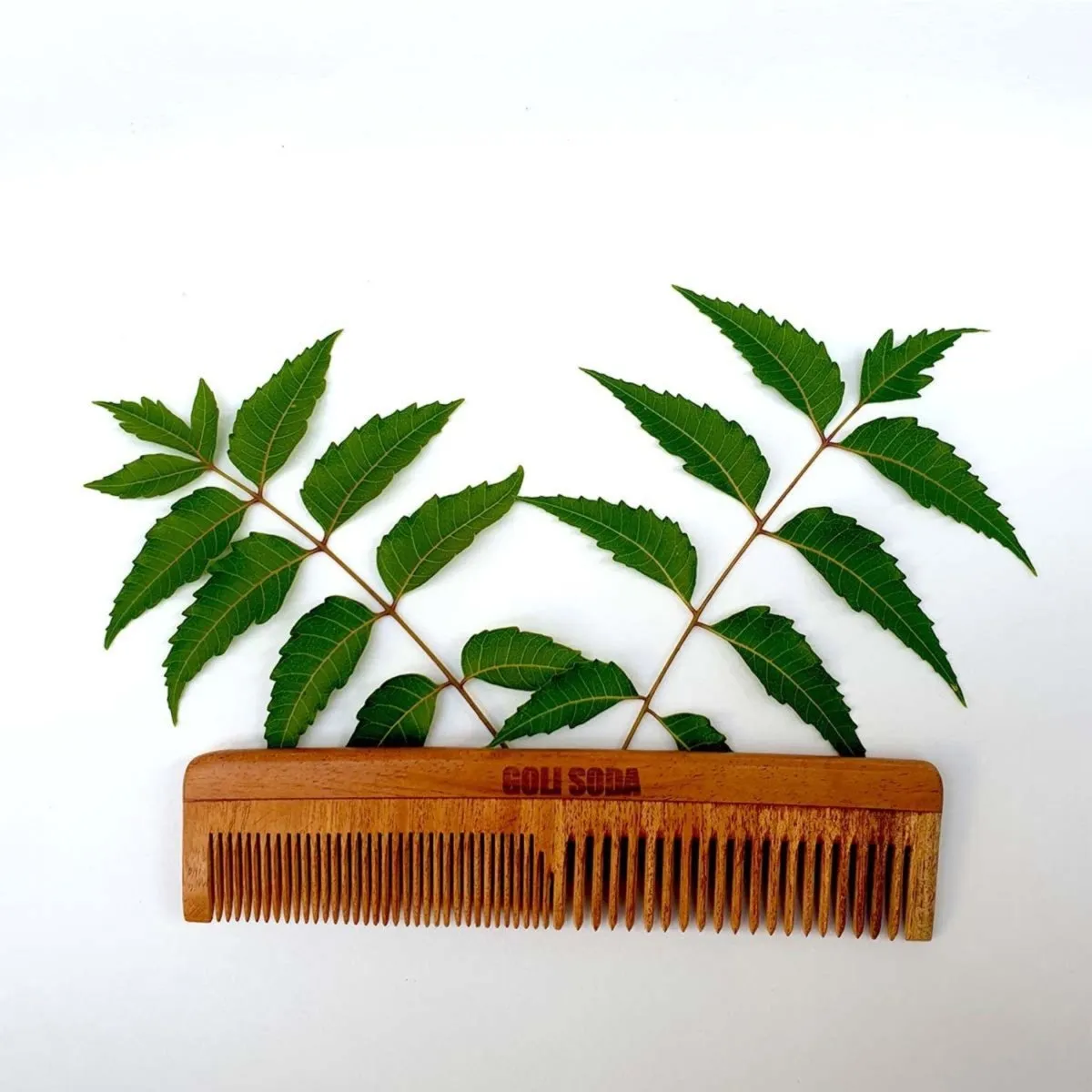 Neem Wood Comb - Double Tooth