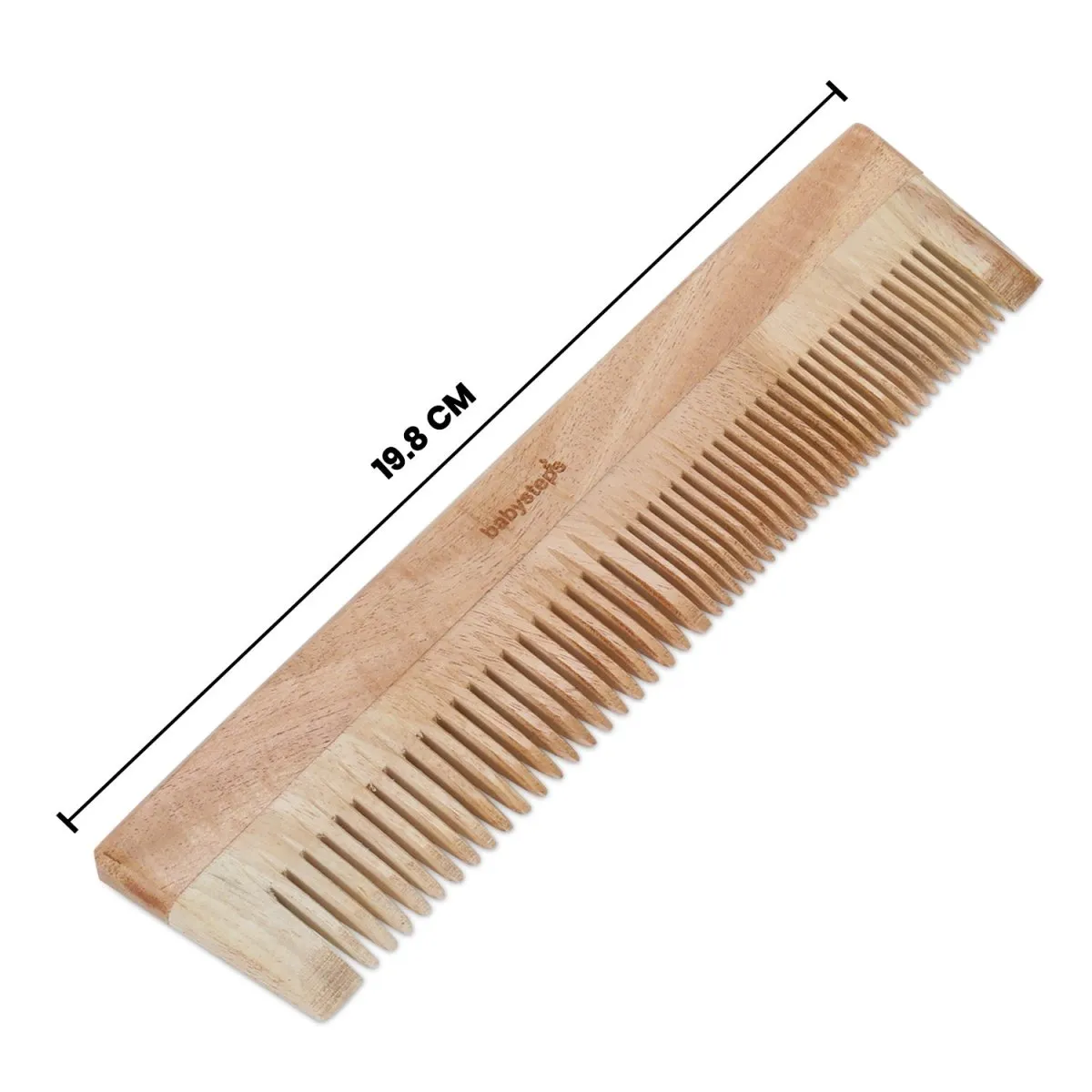 Neem Wood Comb | Wooden Comb | Dual Tooth