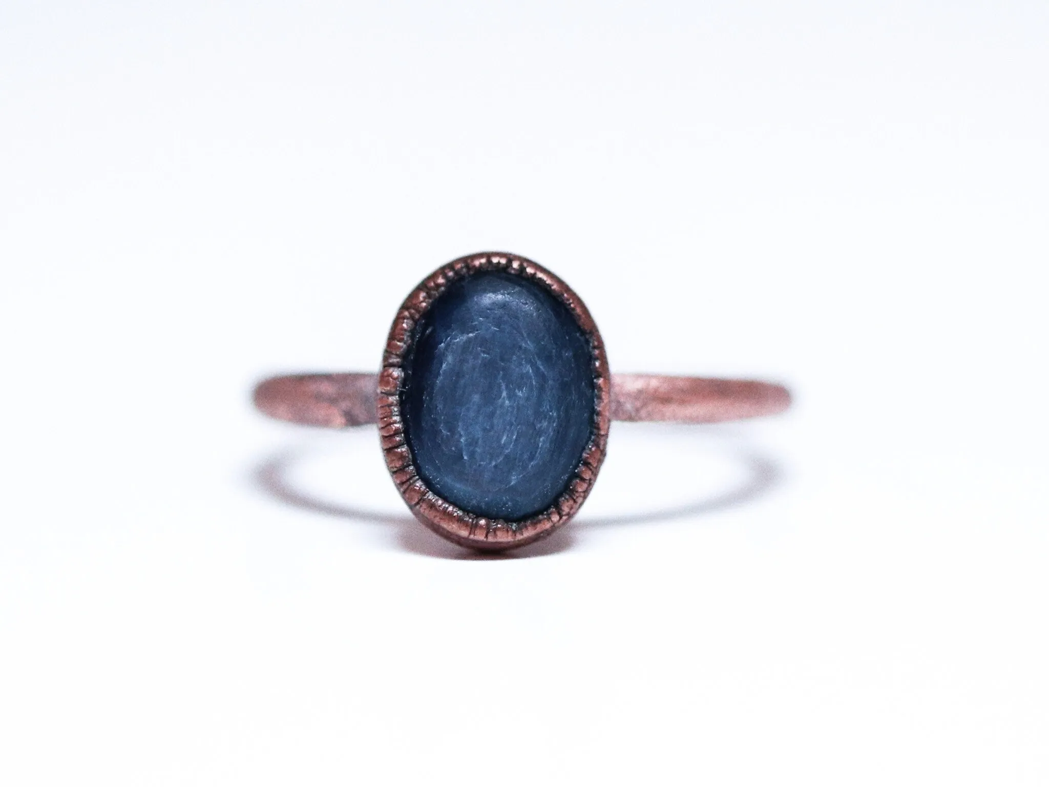 SALE Tumbled Kyanite ring | Blue Kyanite ring