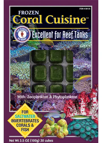 San Francisco Bay Frozen Coral Cuisine Cubes 3.5 oz