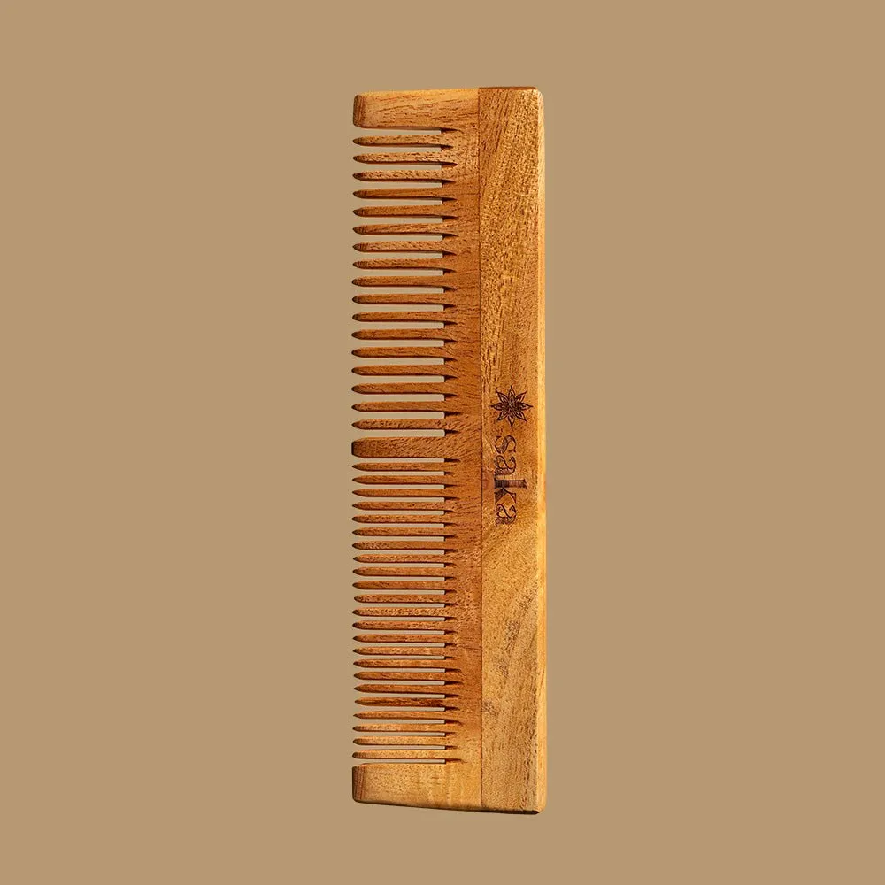 Scalp Kneads | Handmade Bamboo Neem Wood Comb Without Handle (1 pc)