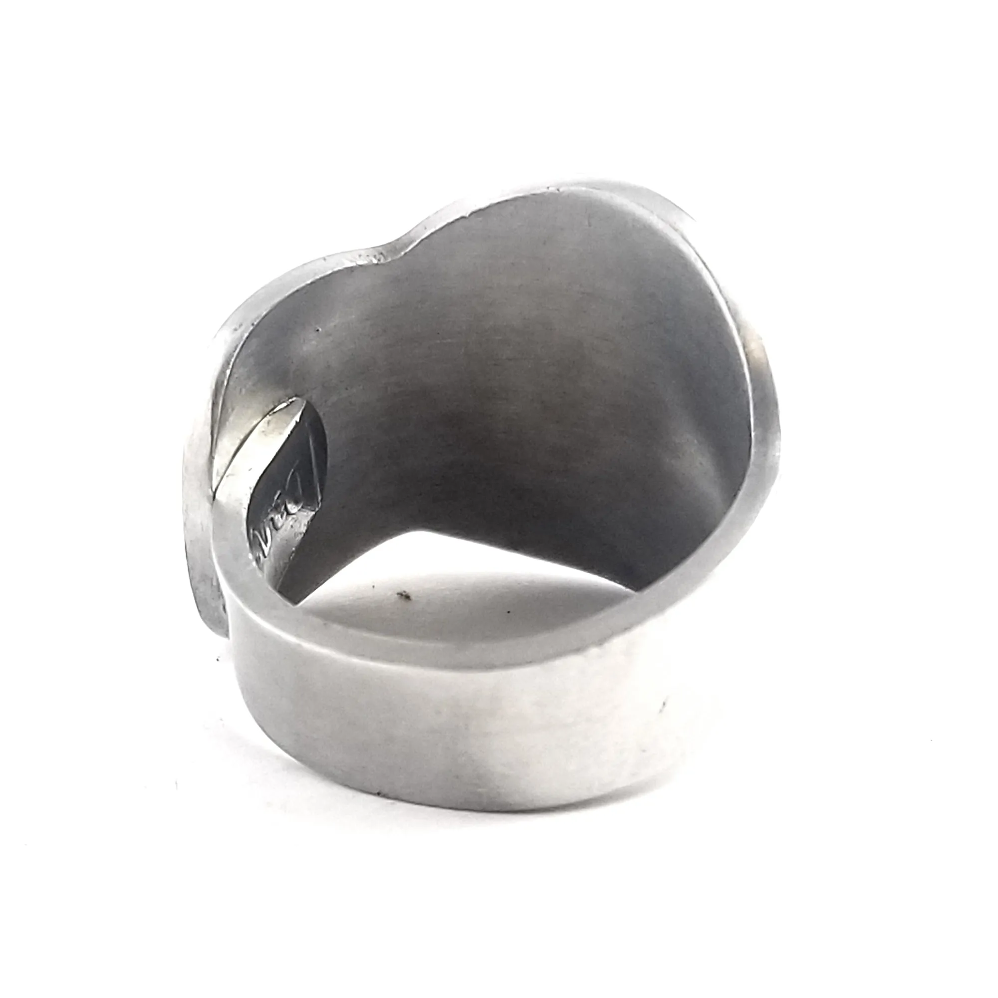 Snoopy & Woodstock Balancing on a Ball Stainless Steel Spoon Ring