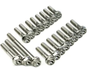 Speedfactory Racing Titanium Transmission Case Bolt Kit - H/F-Series FWD - Raw - SF-02-075-H/FFWD