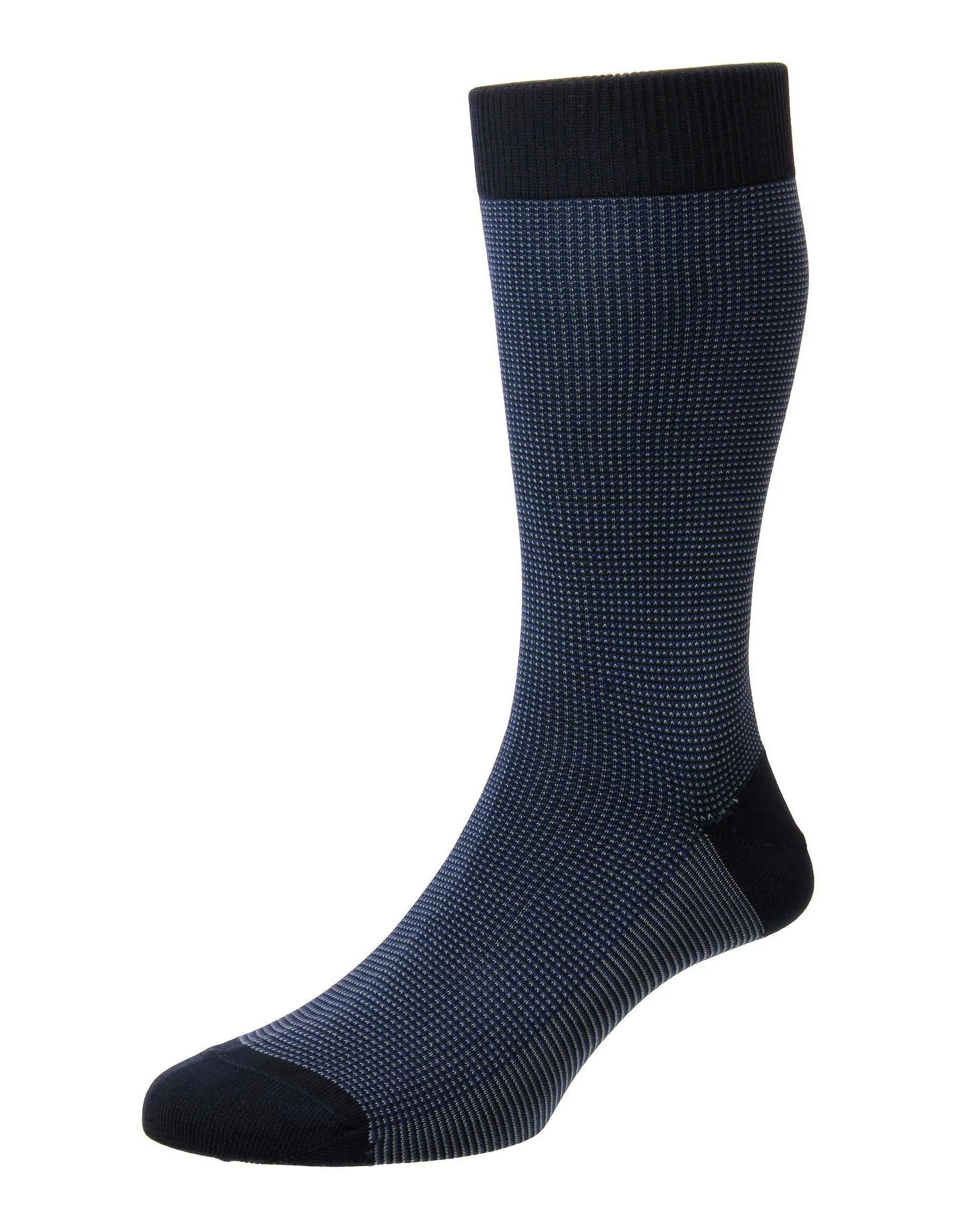 Tewkesbury Fil D'Ecosse Birdseye Crew Length Socks