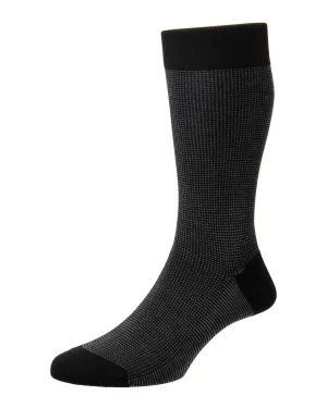 Tewkesbury Fil D'Ecosse Birdseye Crew Length Socks