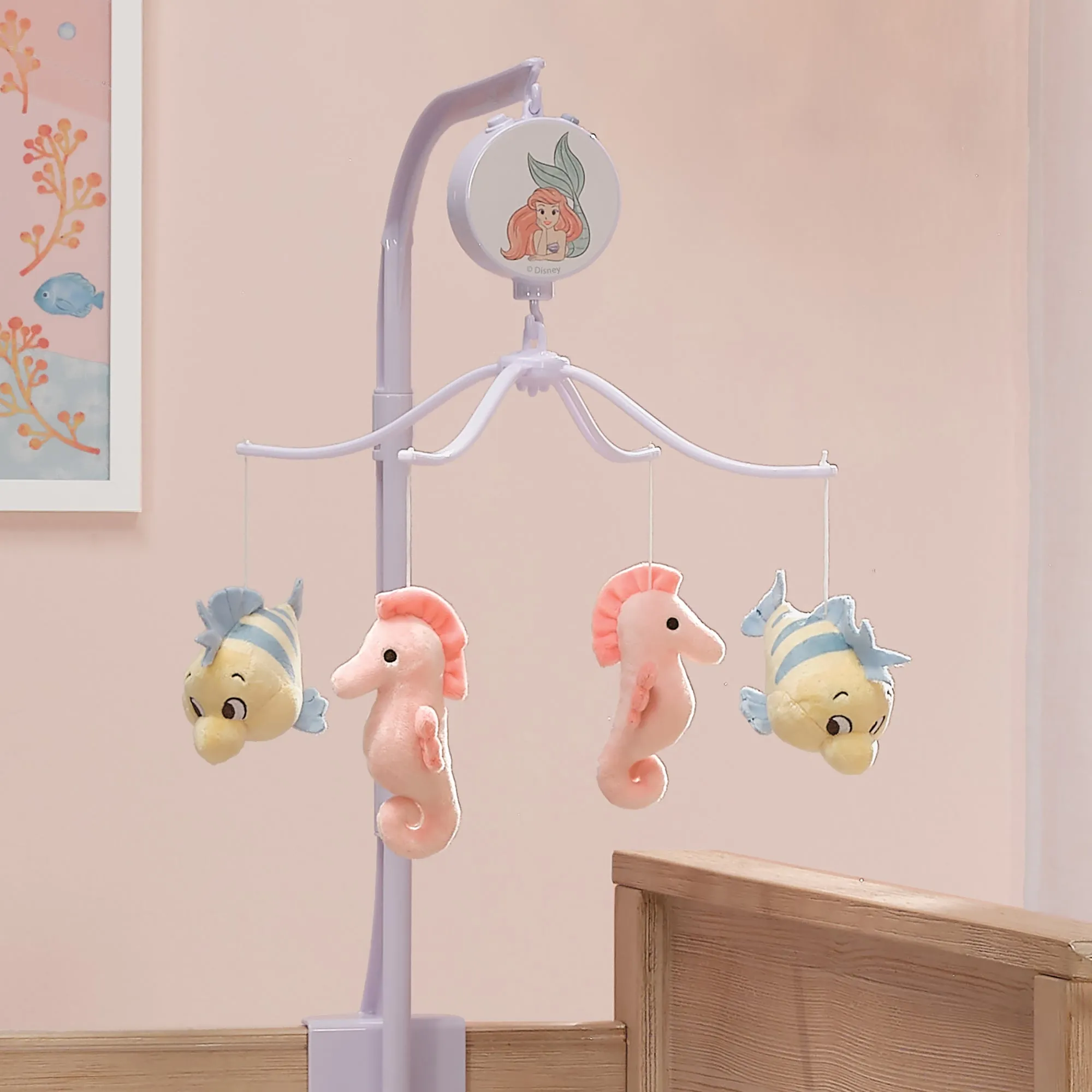 The Little Mermaid Musical Baby Crib Mobile