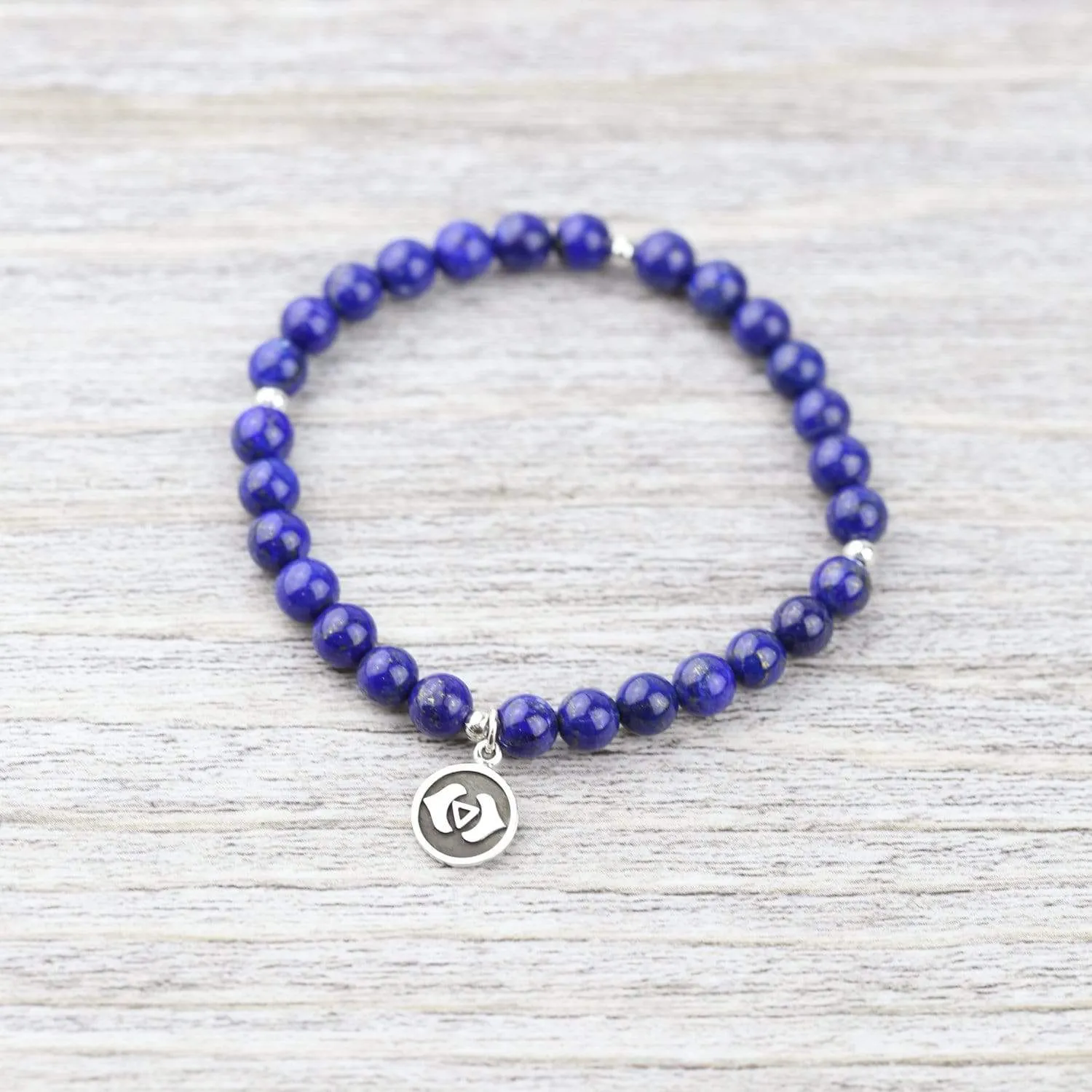 Third Eye Chakra Lapis Bracelet