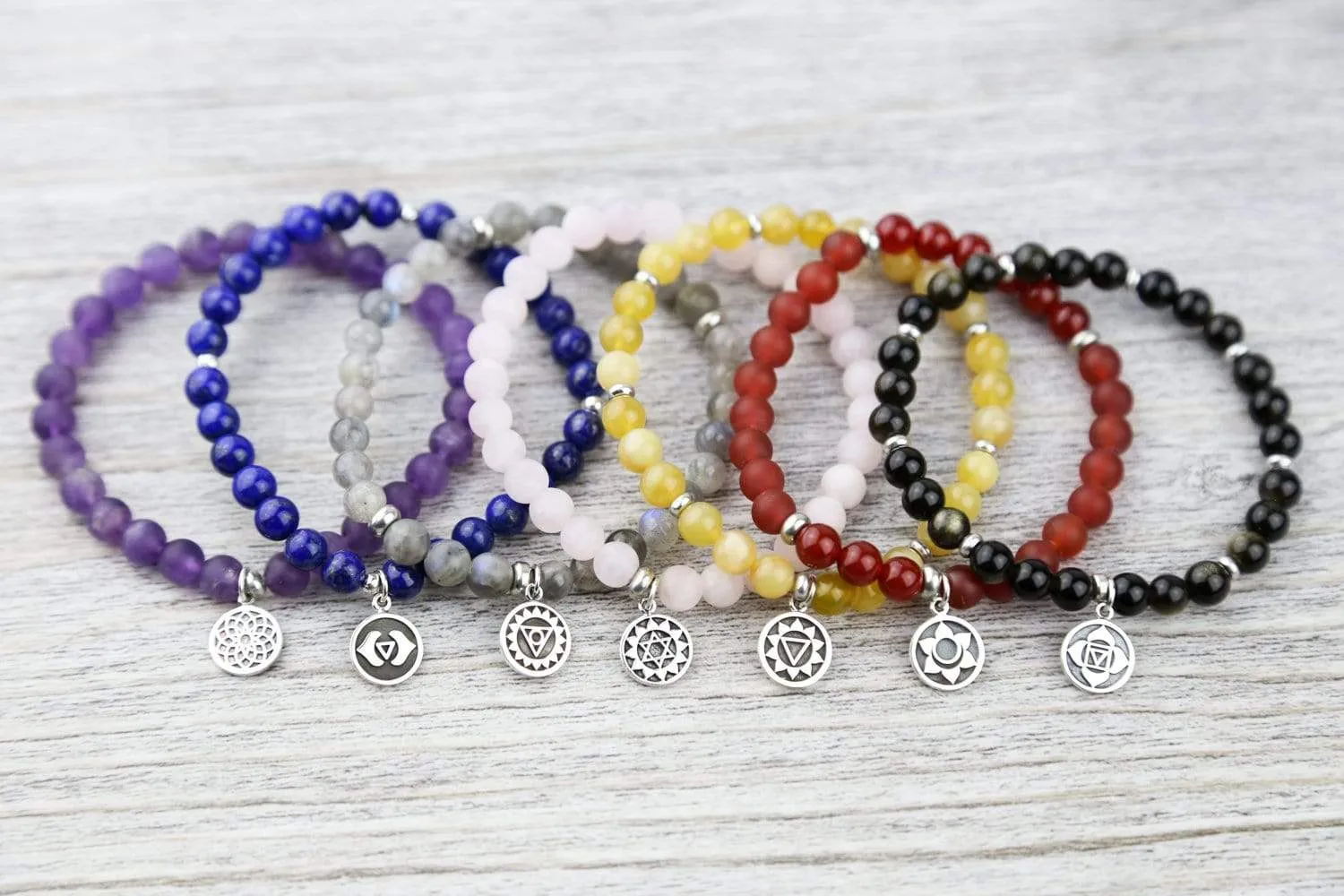 Third Eye Chakra Lapis Bracelet