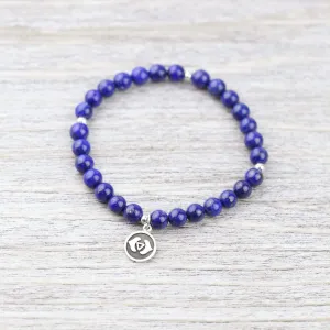 Third Eye Chakra Lapis Bracelet