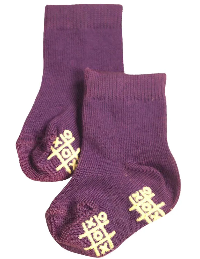 Tic Tac Toe - Little Girls' Anklet Sock