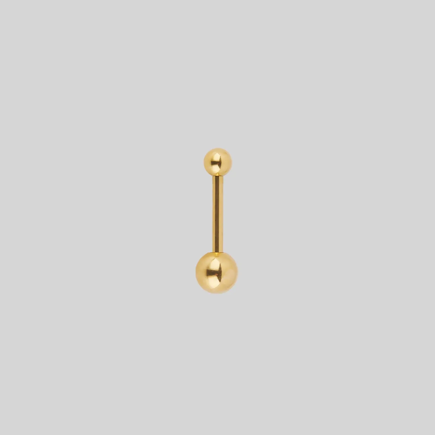 Titanium Belly Bar - Gold