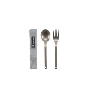 Titanium Fork & Spoon Set