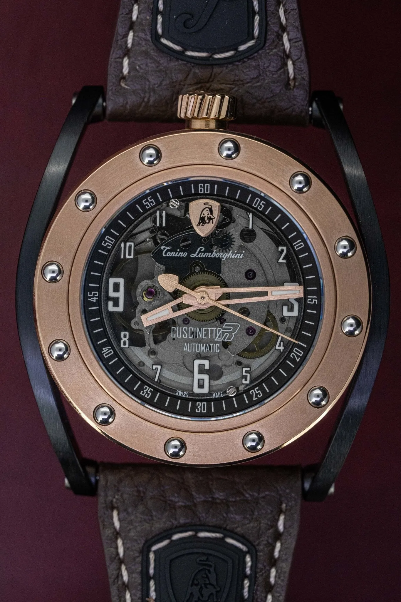 Tonino Lamborghini Cuscinetto R Watch Rose Gold TLF-T02-5