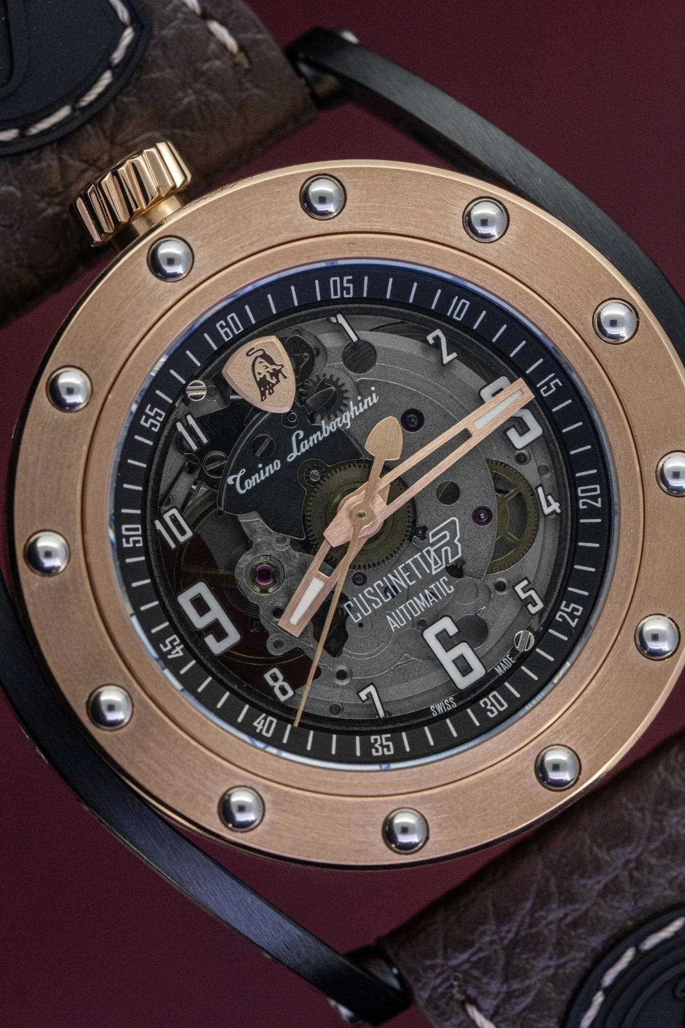 Tonino Lamborghini Cuscinetto R Watch Rose Gold TLF-T02-5