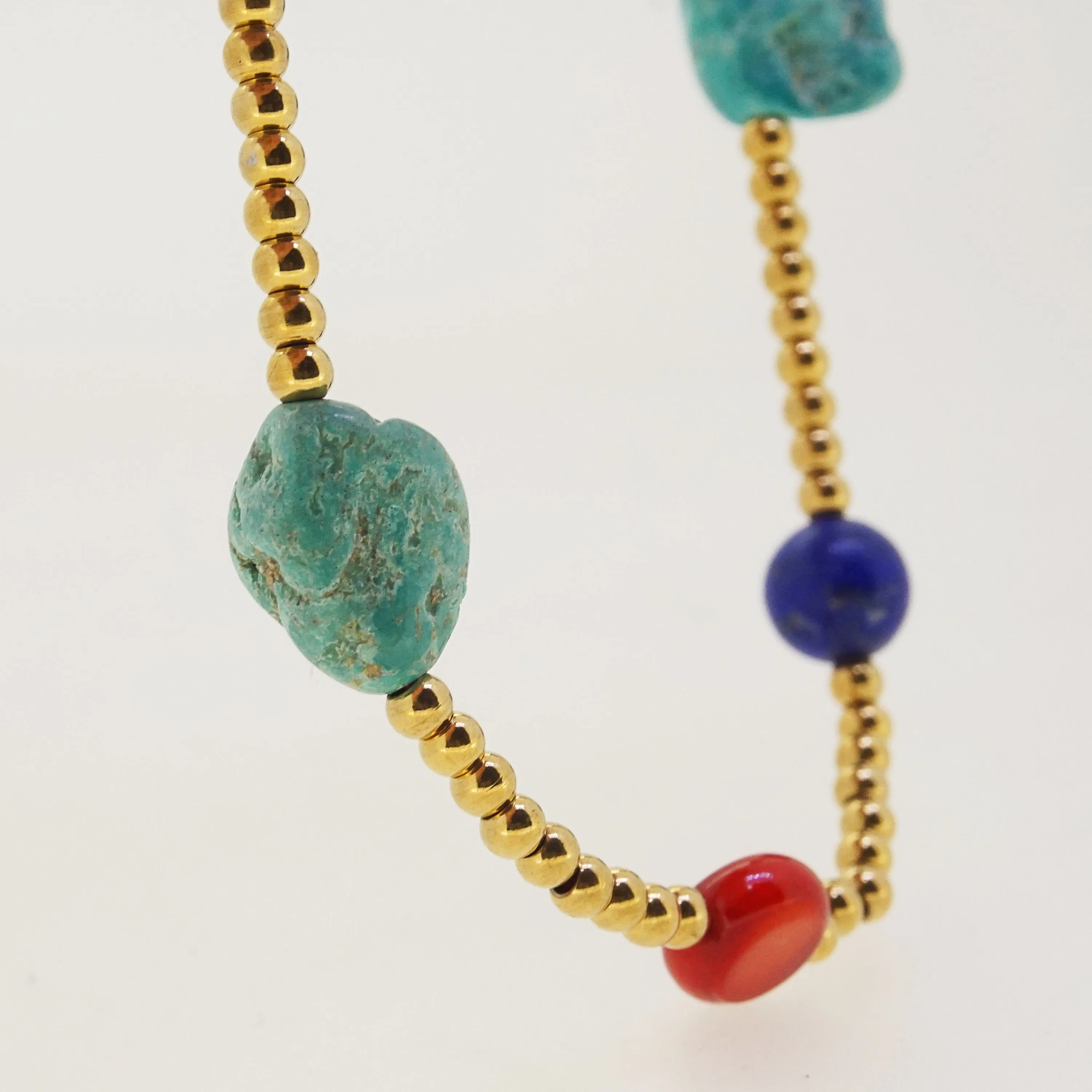 Turquoise, Coral, and Lapis Lazuli