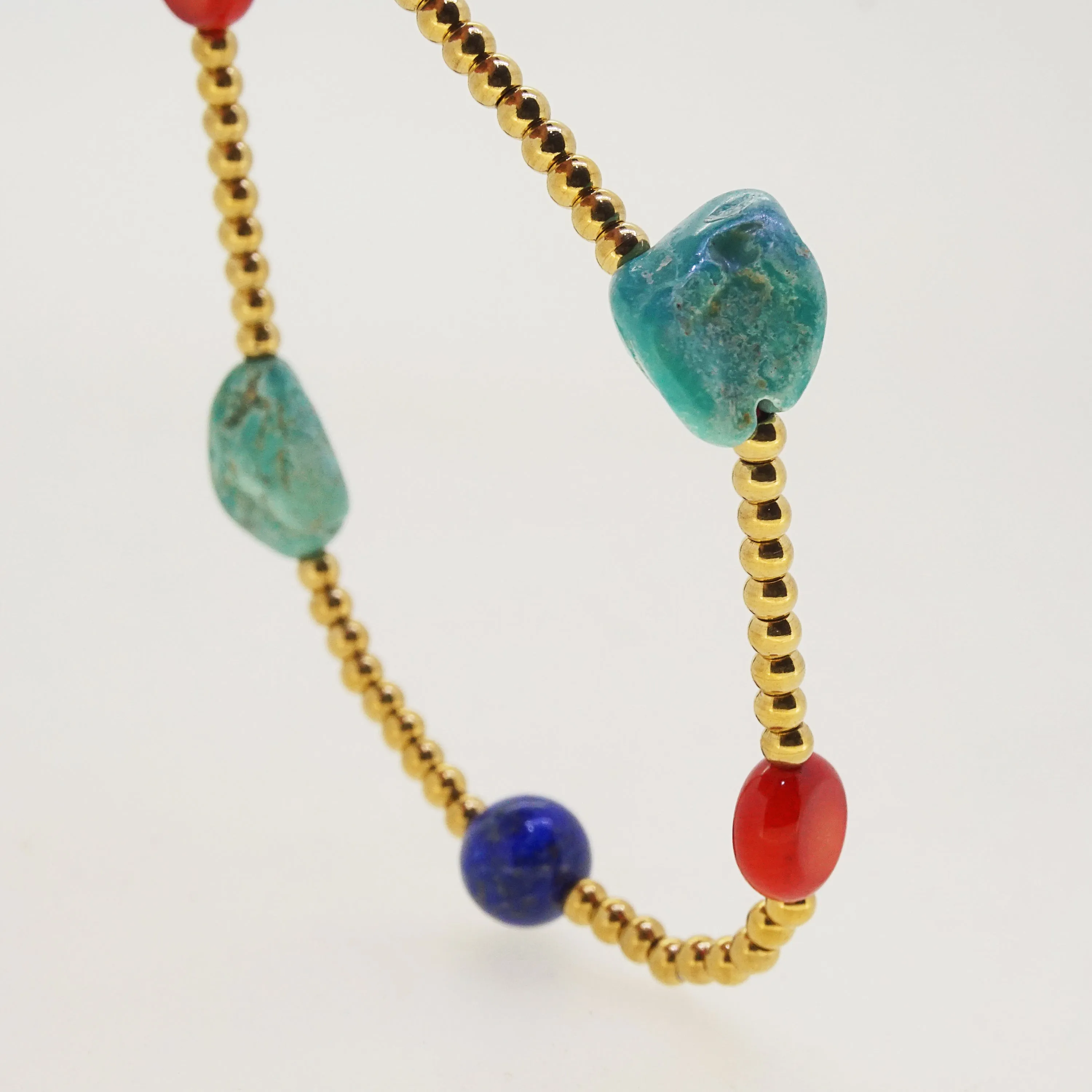 Turquoise, Coral, and Lapis Lazuli