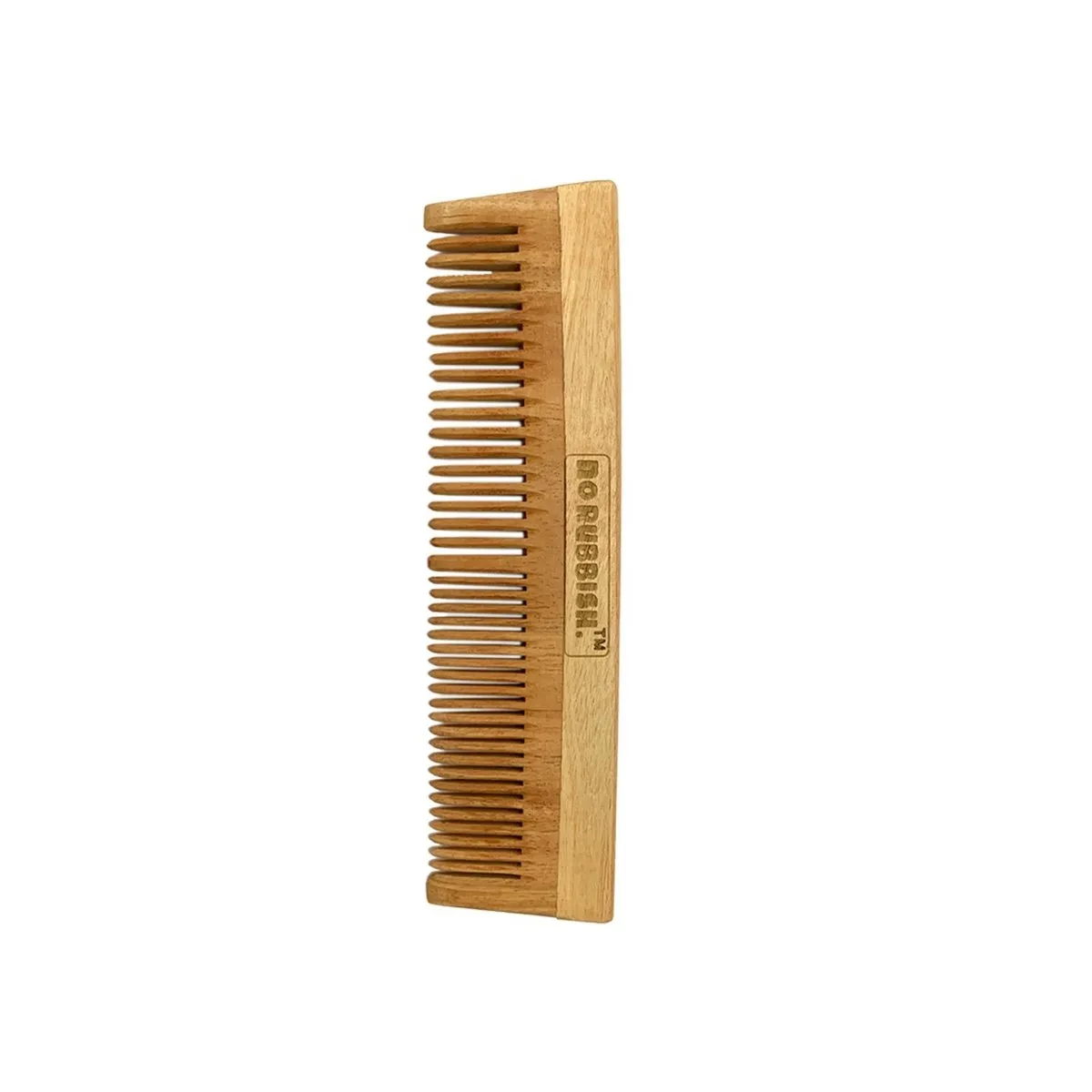 Unisex Neem Wooden Comb (Pack of 1) | Infused with Neem and Tulsi