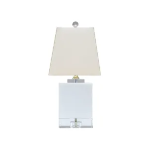 White Jade Crystal Mini Table Lamp